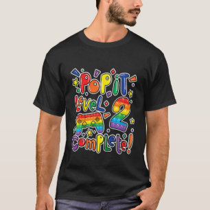 T-shirt Anniversaire de enfant Garçon fille niveau 2 Compl