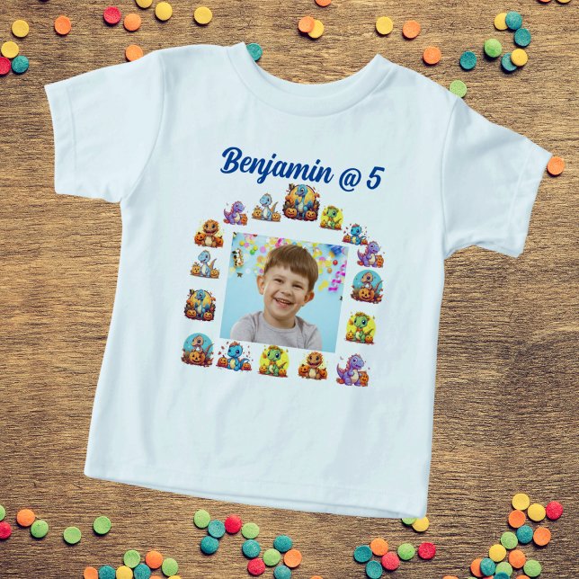T-shirt Anniversaire de enfant Party Baby Dinosaur (Créateur téléchargé)