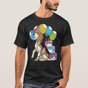 T-shirt Anniversaire de enfant Party Chien mignon Animal C