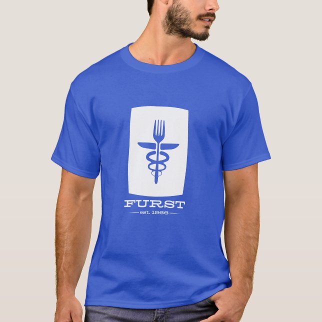 T-shirt Anniversaire de Furst cinquantième - blanc de logo (Devant)