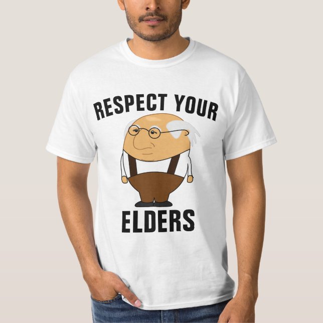 T-SHIRT ANNIVERSAIRE DE LA COLLINE FLEUNNY RESPECT LES AÎN (Devant)