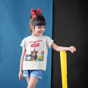 T-shirt Anniversaire de la jungle sauvage des enfants de C