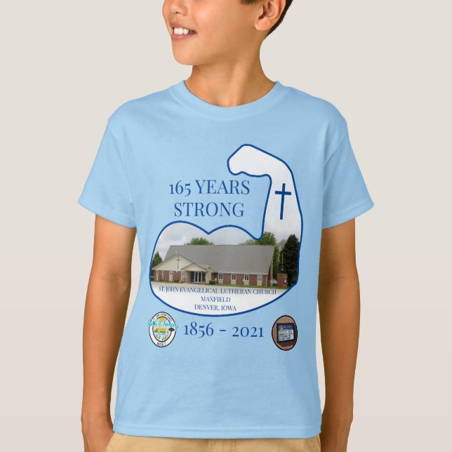 T-shirt Anniversaire de l'église Célébration des enfants T (Devant)