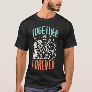 T-shirt Anniversaire de mariage ami ensemble pour toujours