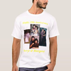 T-shirt Anniversaire de mariage de 10 ans