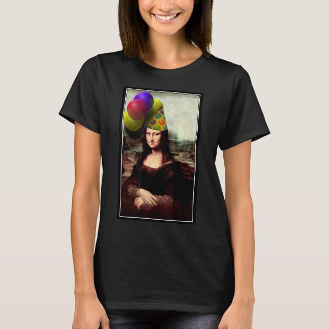 T-shirt Anniversaire de Mona Lisa (Devant)