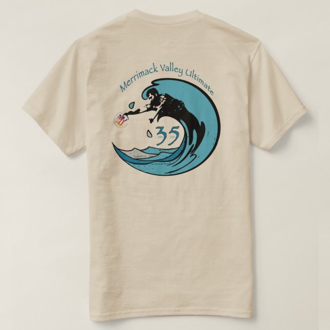 T-shirt Anniversaire de MVU trente-cinquième (Design dos)