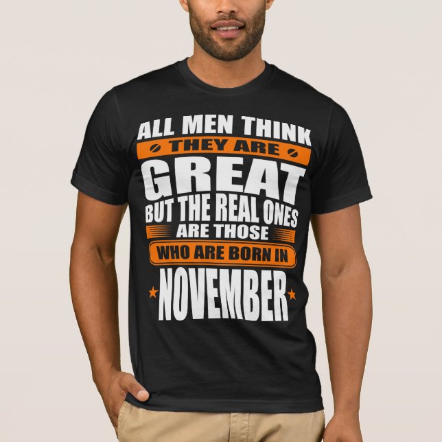 T-shirt Anniversaire de novembre (Devant)