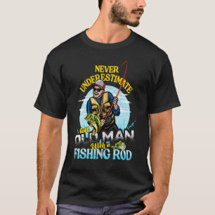 T-shirt Anniversaire de pêche de bar pour hommes Ne sous-e