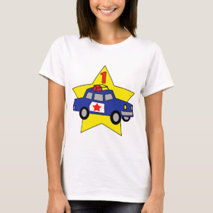 T-shirt Anniversaire de policier ęr