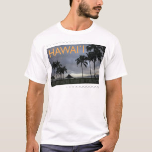 T-shirt Anniversaire de Statehood cinquantième d'Hawaï