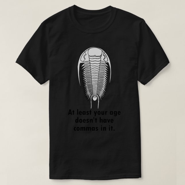 T-shirt Anniversaire de Trilobite 28 (Design devant)