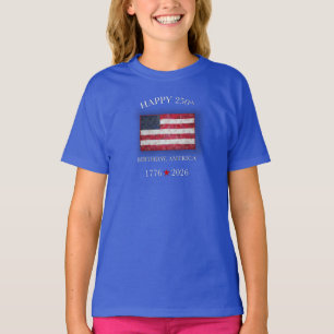 T-shirt Anniversaire des 250 ans de l'Amérique pour le 4 j
