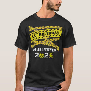 T-shirt Anniversaire des bandes de mise en quarantaine