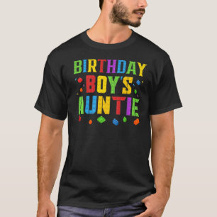 T-shirt Anniversaire des filles Blocs Master Brick Builder