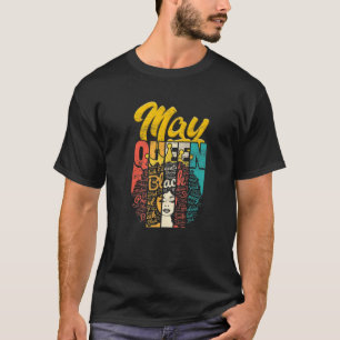 T-shirt Anniversaire Dixième Reine Née En Mai Filles Femme