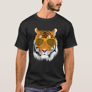 T-shirt Anniversaire Du Cool Garçon Tiger Striped Animal T