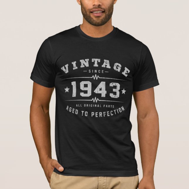 T-shirt Anniversaire du cru 1943 (Devant)