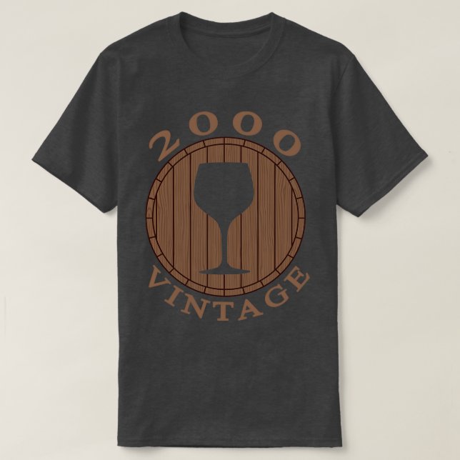T-shirt Anniversaire du vin 2000 (Design devant)