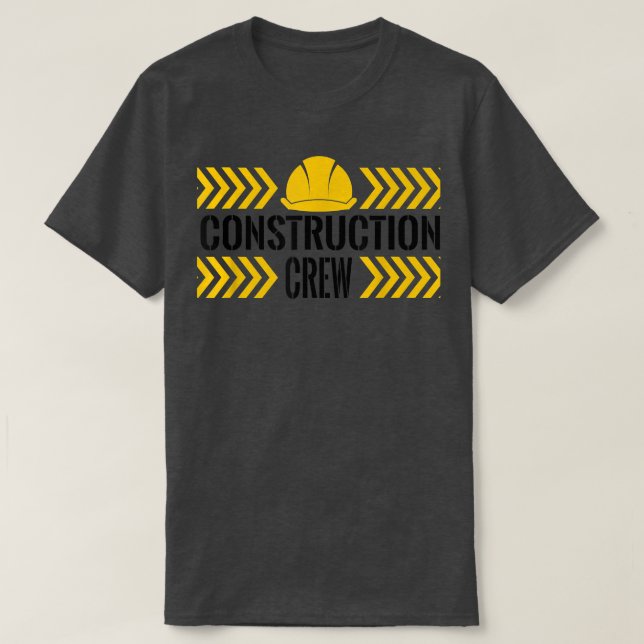 T-shirt Anniversaire Équipe 1ère construction Anniversaire (Design devant)