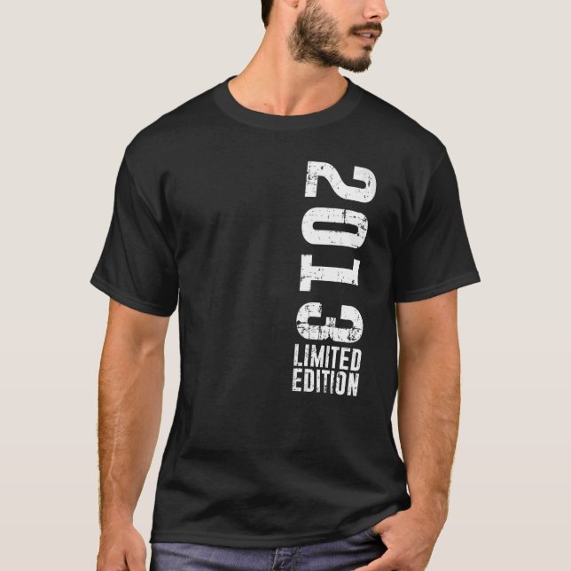 T-shirt Anniversaire et vintage 2013 (Devant)