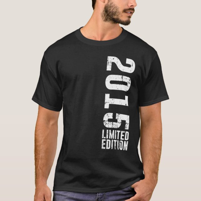 T-shirt Anniversaire Et Vintage 2015 (Devant)