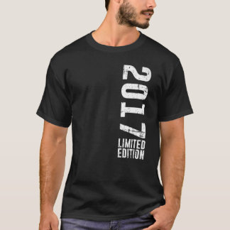 T-shirt Anniversaire et vintage 2017