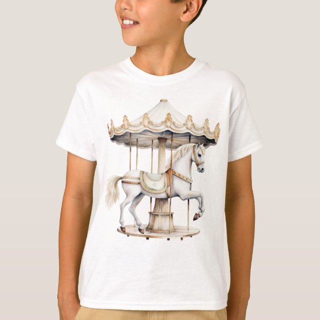 T-shirt Anniversaire Fête Joyeux Go Tour Cirque Carnaval (Devant)