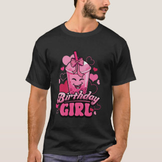 T-shirt Anniversaire fille Coquette Bow mignonne Boba Bubb