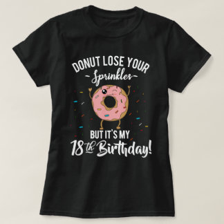 T-shirt Anniversaire Fun Donut 18 Ans