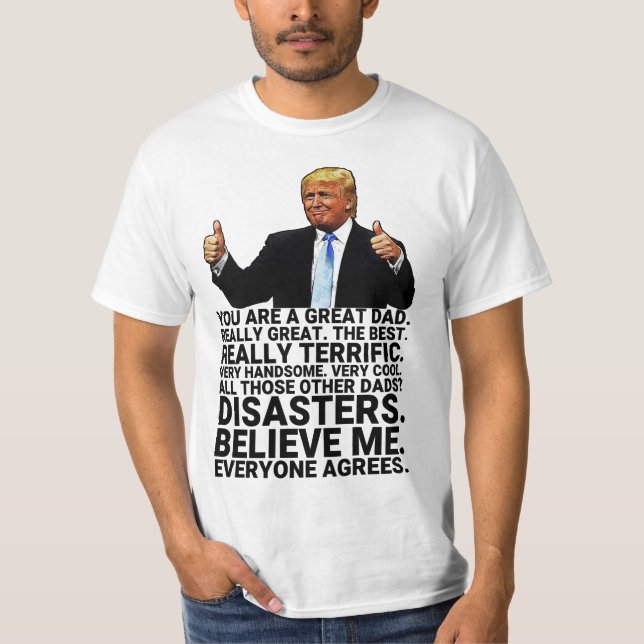 T-shirt Anniversaire funeste du père Trump  (Devant)