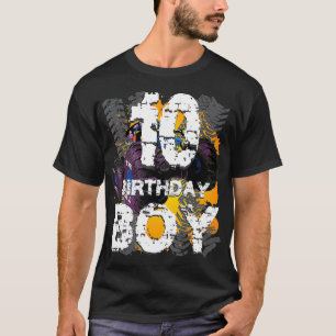 T-shirt Anniversaire Garçon 10 ans Monster Truck Matching