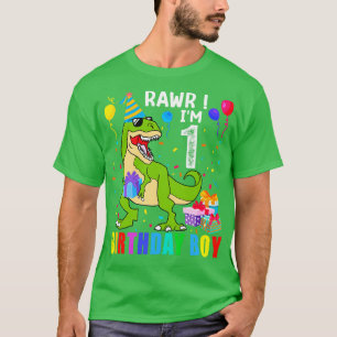 T-shirt Anniversaire Garçon T Rex Dinosaur 8
