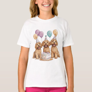 T-shirt Anniversaire Goldendoodle Chiens Anniversaire Gâte