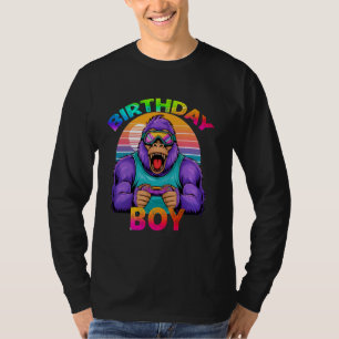 T-shirt Anniversaire Gorille Drôle Garçons Gorille Adultes
