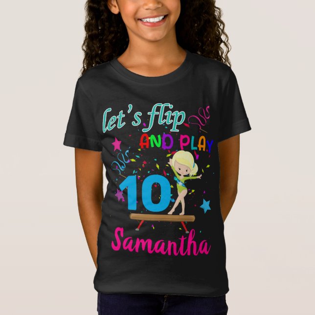 T-Shirt Anniversaire gymnastique Inclinons la coutume (Devant)