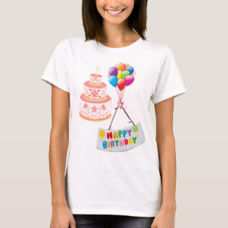 T-shirt anniversaire heureux