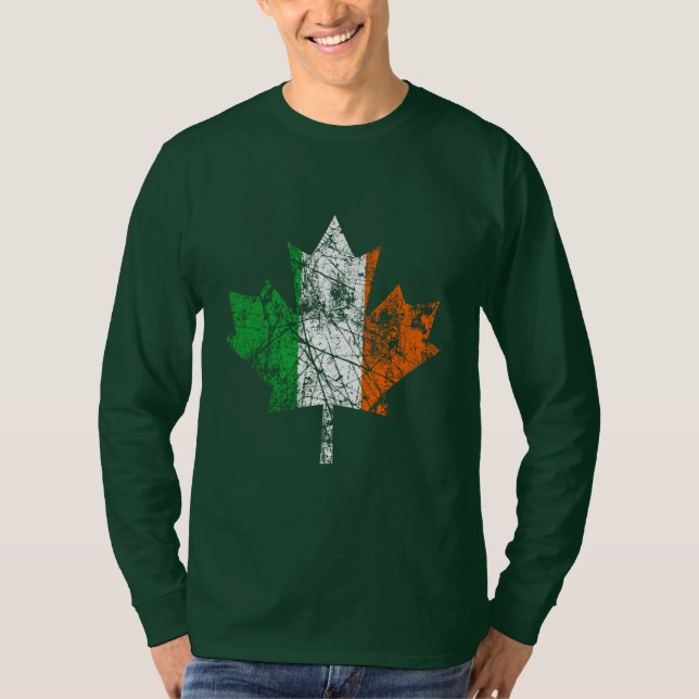 T-shirt Anniversaire irlandais canadien 150 ans (Devant)