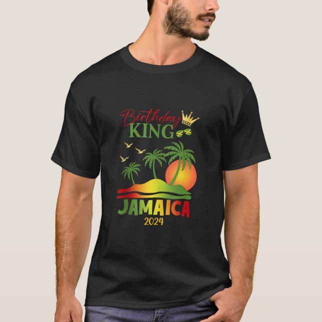 T-shirt Anniversaire Jamaïque 30e 50e fête vacances jamaïc (Devant)
