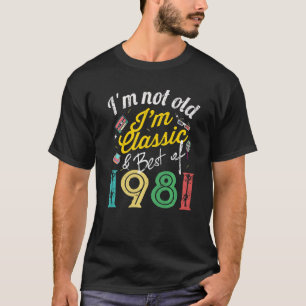 T-shirt Anniversaire Je ne suis pas vieux Je suis classiqu