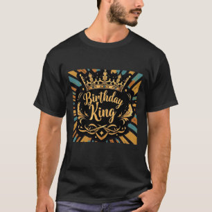 T-shirt Anniversaire King Crownburst Hommes