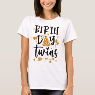 T-shirt Anniversaire Les jumeaux célèbrent un joli jumelag