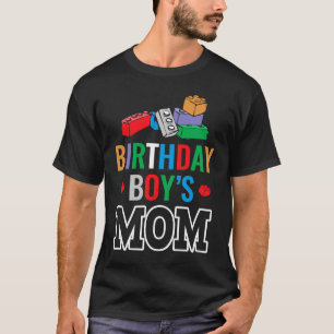 T-shirt Anniversaire Maman du garçon Bâtiments 6