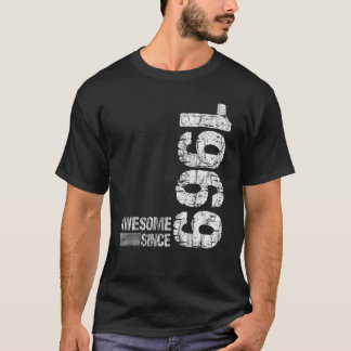 T-shirt Anniversaire Né en 1969 Magnifique depuis 1969 Vin