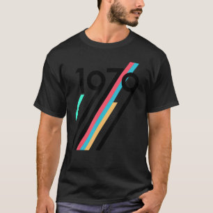 T-shirt Anniversaire Né En 1979 Né En 1979 Course Strip
