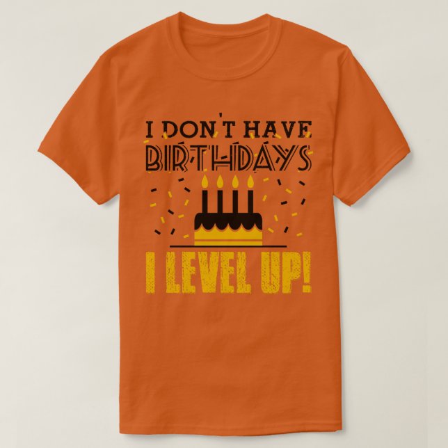 T-shirt Anniversaire noir (Design devant)