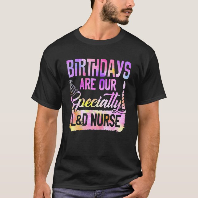 T-shirt Anniversaire Notre Spécialité L&d Infirmière Vint (Devant)