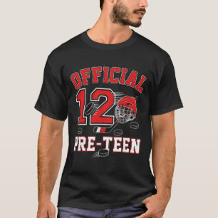 T-shirt Anniversaire officiel pré-adolescent de 12 ans gar
