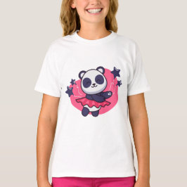 T-shirt Anniversaire Panda Dance mignonne