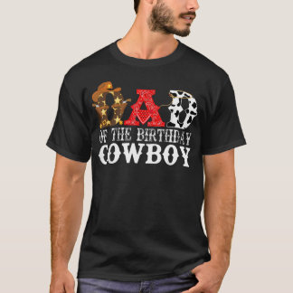 T-shirt Anniversaire Papa 1er 1St Cowboy Western Rodeo Fêt
